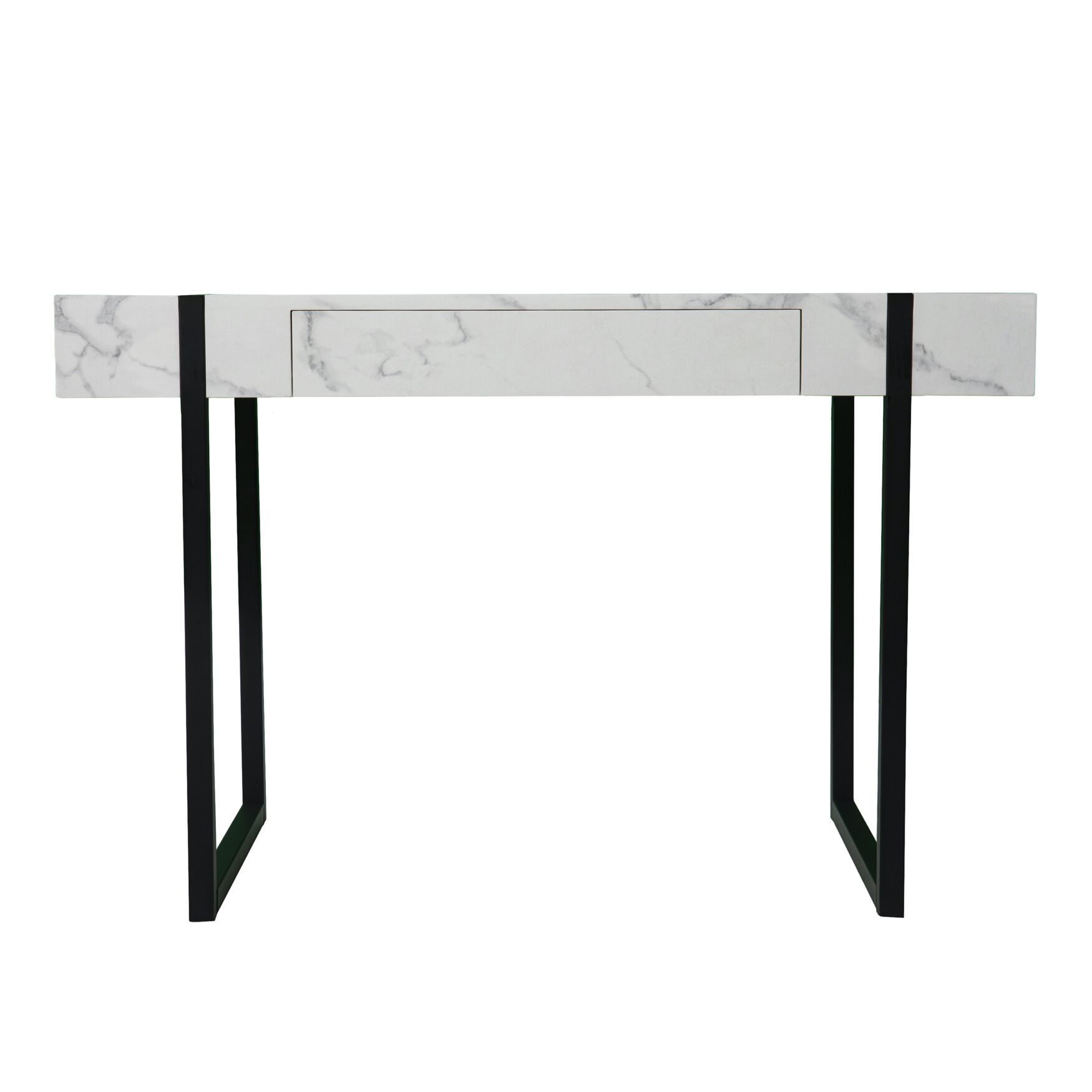 Rangley Modern Faux Marble Desk, , on-hover image number 1