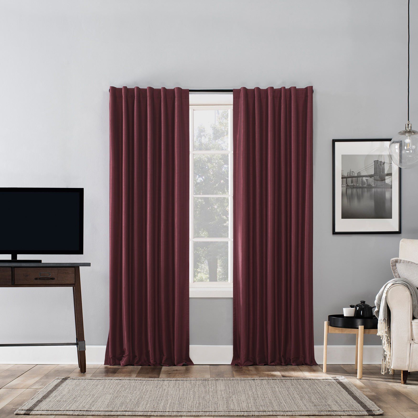 Evelina Faux Dupioni Silk Bonded Collection, , hi-res image number 0