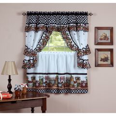 Mason Jars Window Curtain Set