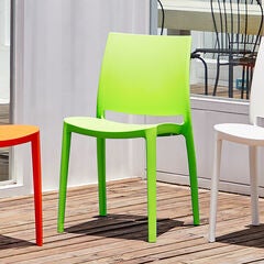 Set of 2 Sensilla Stackable Outdoor Dining Chairs