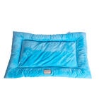 Large Pet Bed Mat , Dog Crate Soft Pad With Poly Fill Cushion, SKY BLUE, hi-res image number null