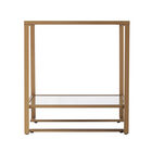 Horten Square Glass-Top End Table, , alternate image number null