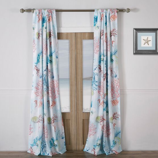 Sarasota Curtain Panel Pair , MULTI, hi-res image number null