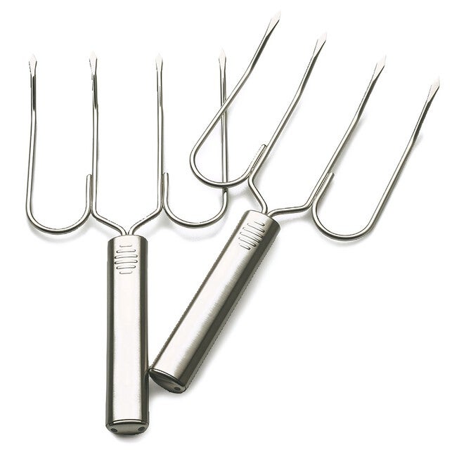 Turkey Lifters, Carving Fork Set, Set of 2, GRAY, hi-res image number 0