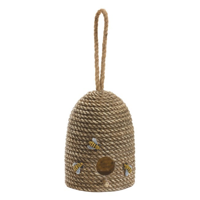 Bee Hive 6.25 inchesD x 8.5 inchesH Resin, BROWN, hi-res image number 0