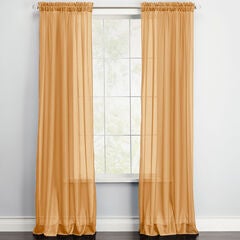 BH Studio Sheer Voile Rod-Pocket Panel Pair