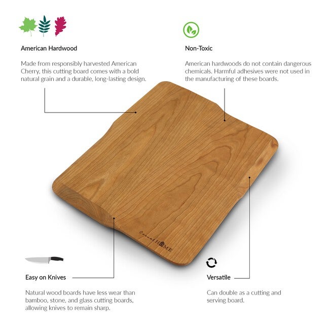 Mastery Cherry Rectangle Serving Board, , alternate image number null