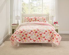Poppies Reversible Quilt Set
