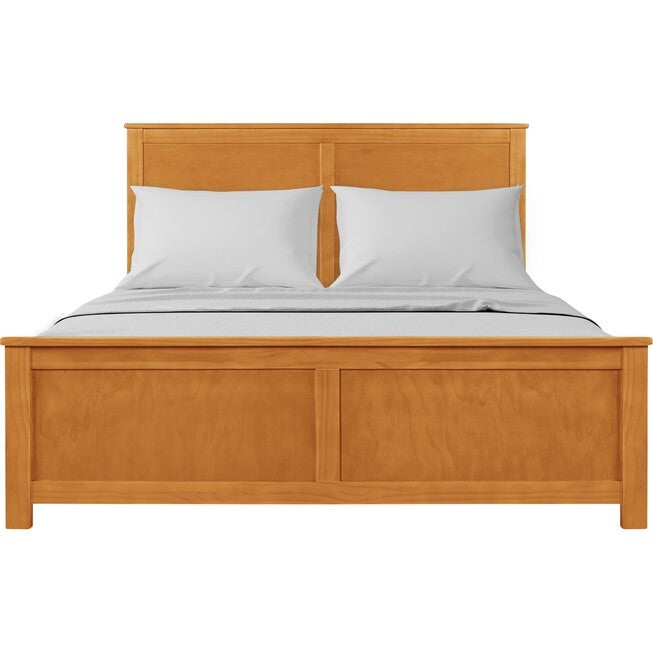 Winston Wooden Platform Bed in Cherry, King with 2 Nightstands, CHERRY, alternate image number 2