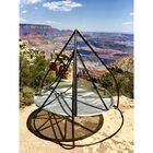 7ft dia Hammock Flying Saucer Hanging Chair Set W/ Stand, , alternate image number 3
