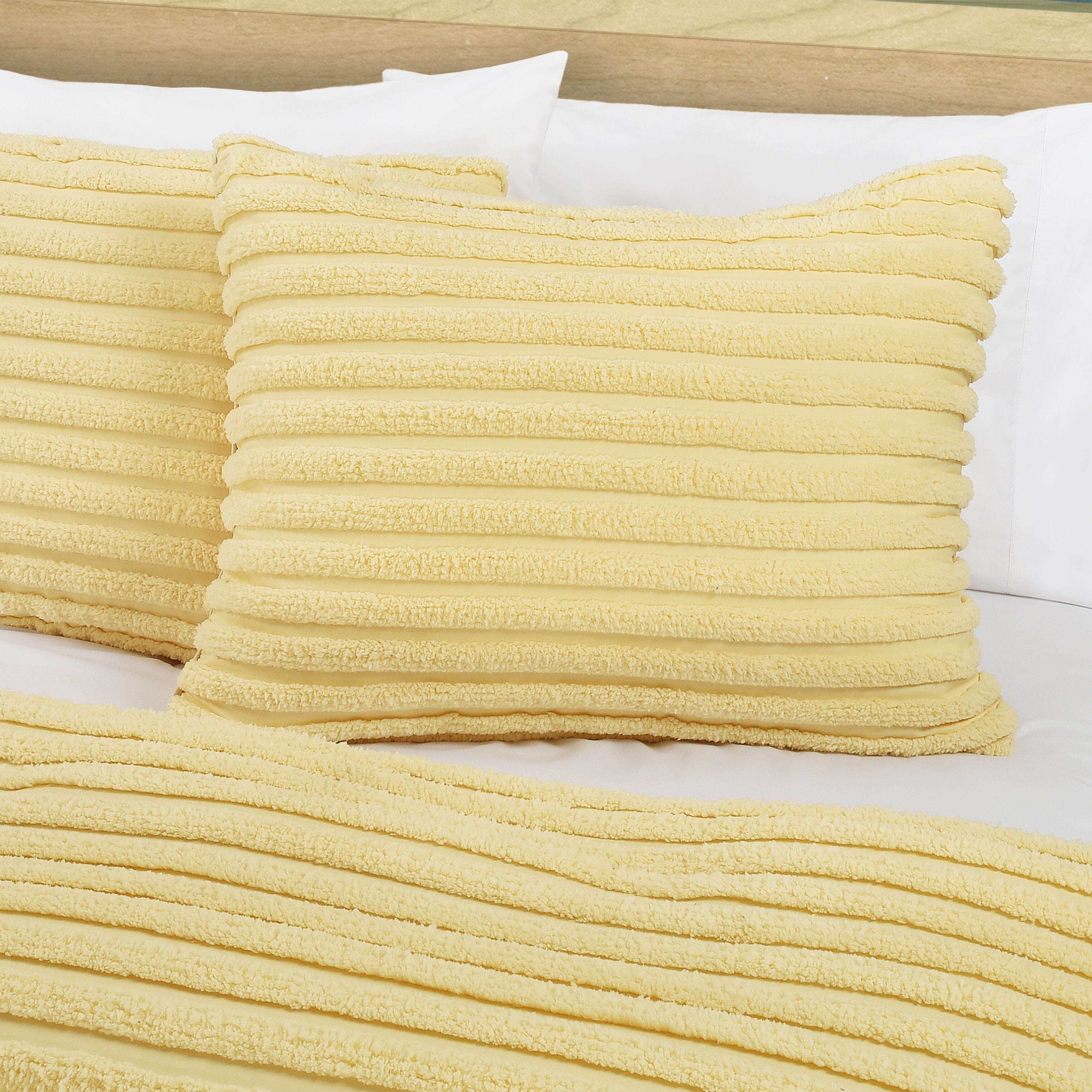 DARBY KING/CAL KING 3PC. COMFORTER SET, YELLOW, alternate image number 2