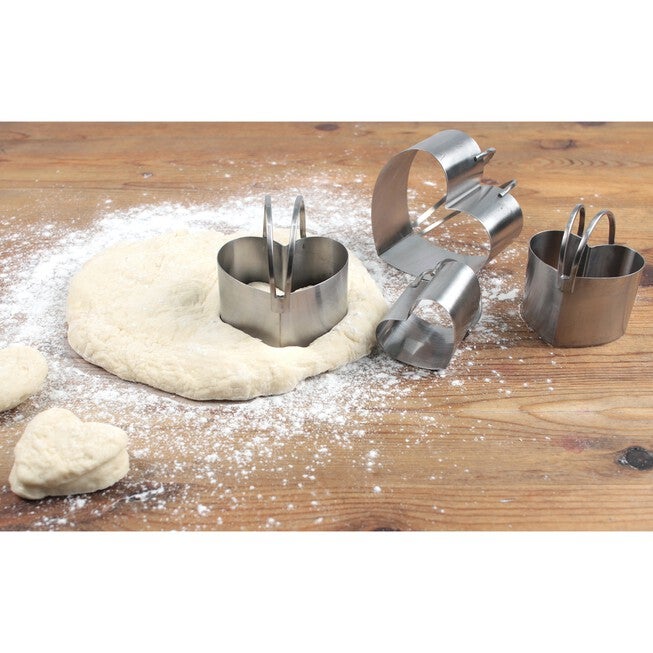 Heart Stainless Steel Biscuit Cutters, Set 4, , alternate image number 4