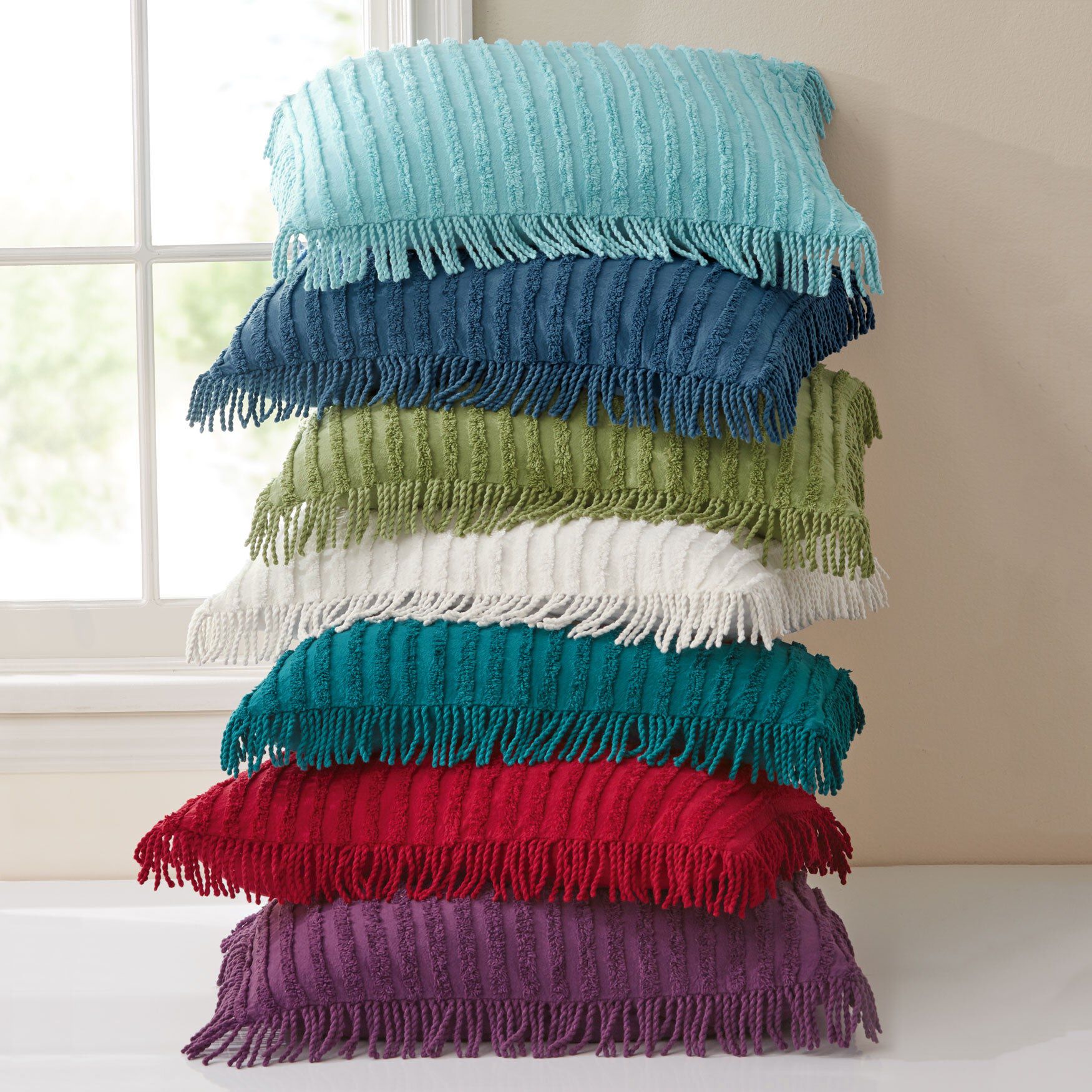 Chenille 100% Cotton Sham