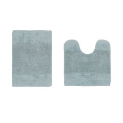 Granada Collection 100% Cotton 2 Piece (17" X 24" | 20" X 20") Bath Rug Set