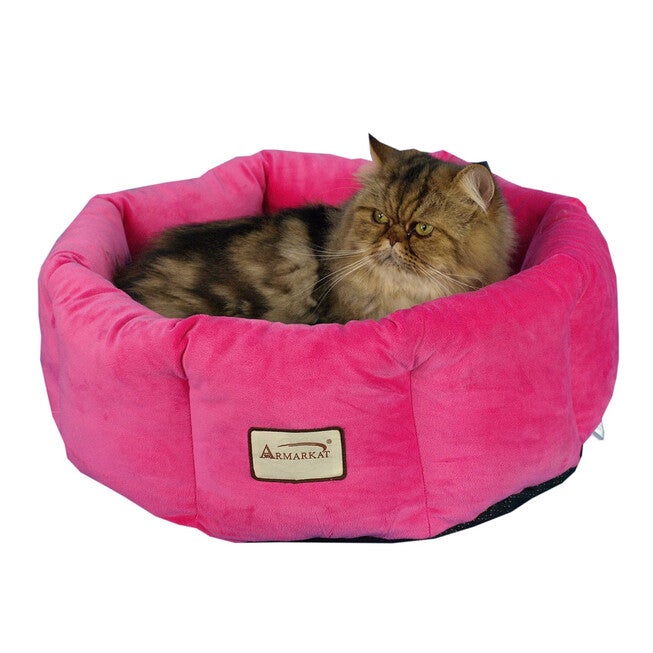 Cat Cuddle Bed, PInk, , alternate image number null