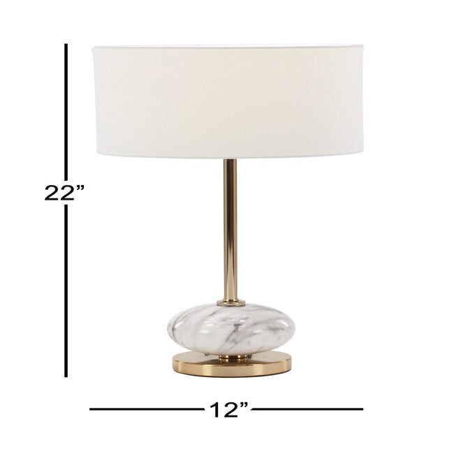 Gold Metal Glam Table Lamp, , alternate image number null