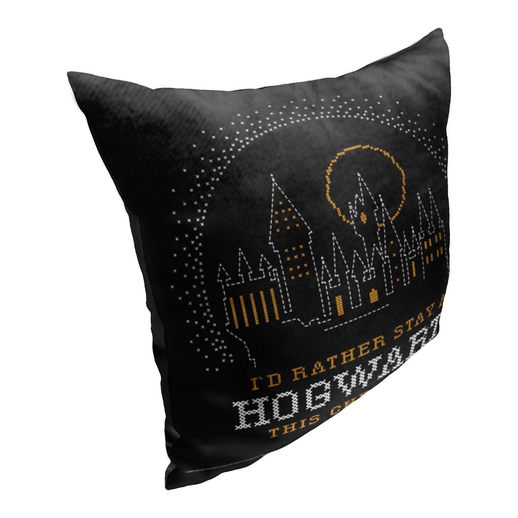Wb Harry Potter Hogwarts Christmas Woven Style Printed Throw Pillow, , on-hover image number 1