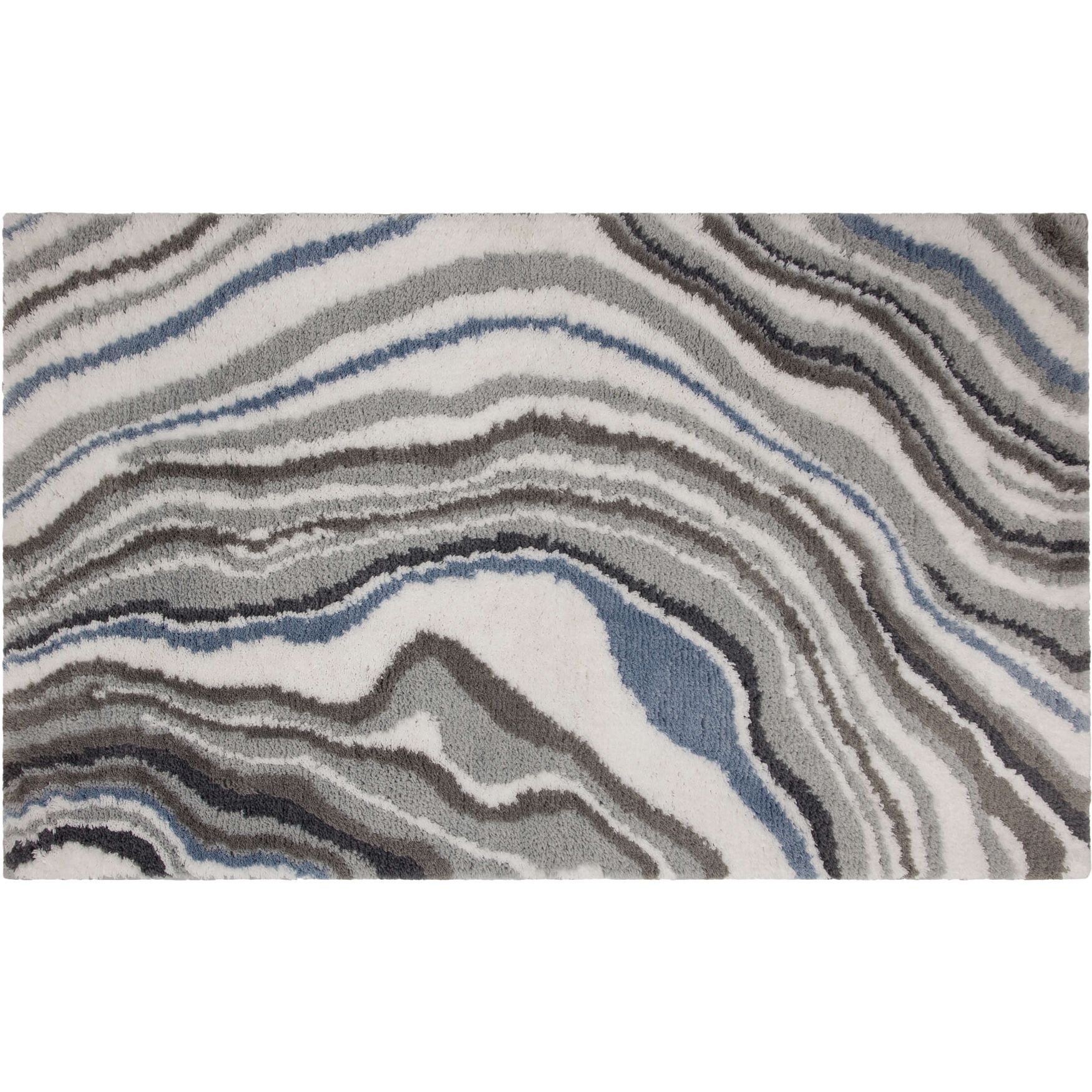 Serpentine Bath Rug, BLUE FOG, hi-res image number 0