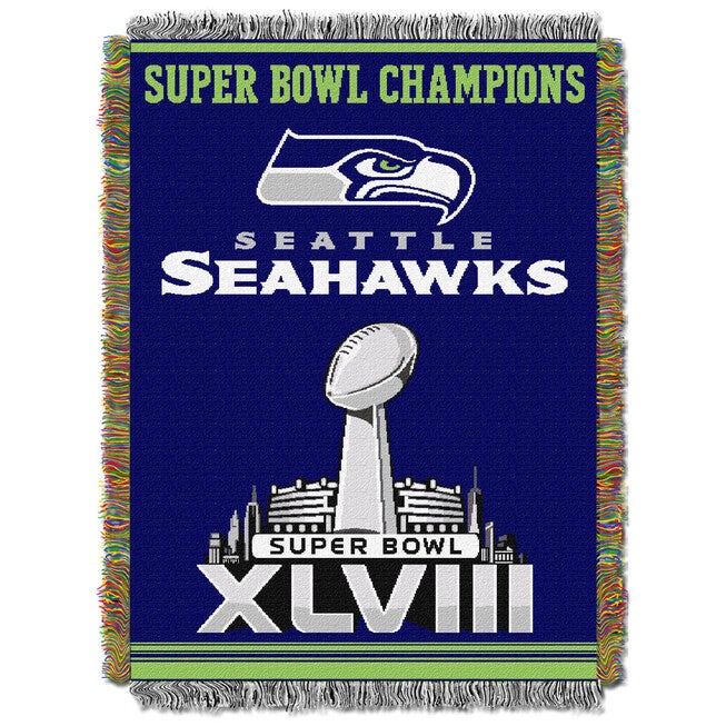 Seahawks Commemorative Series Throw, MULTI, hi-res image number 0