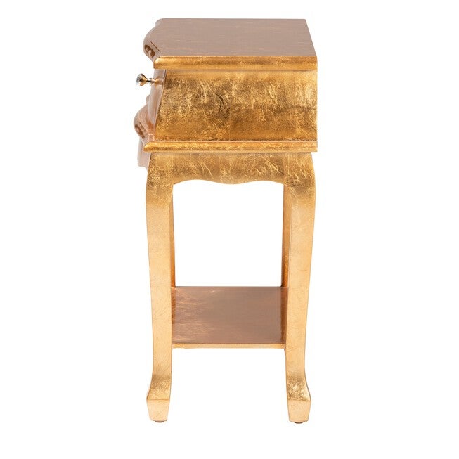 Harriet Classic And Traditional Silver Finished Wood 1-Drawer Nightstand, , alternate image number 8