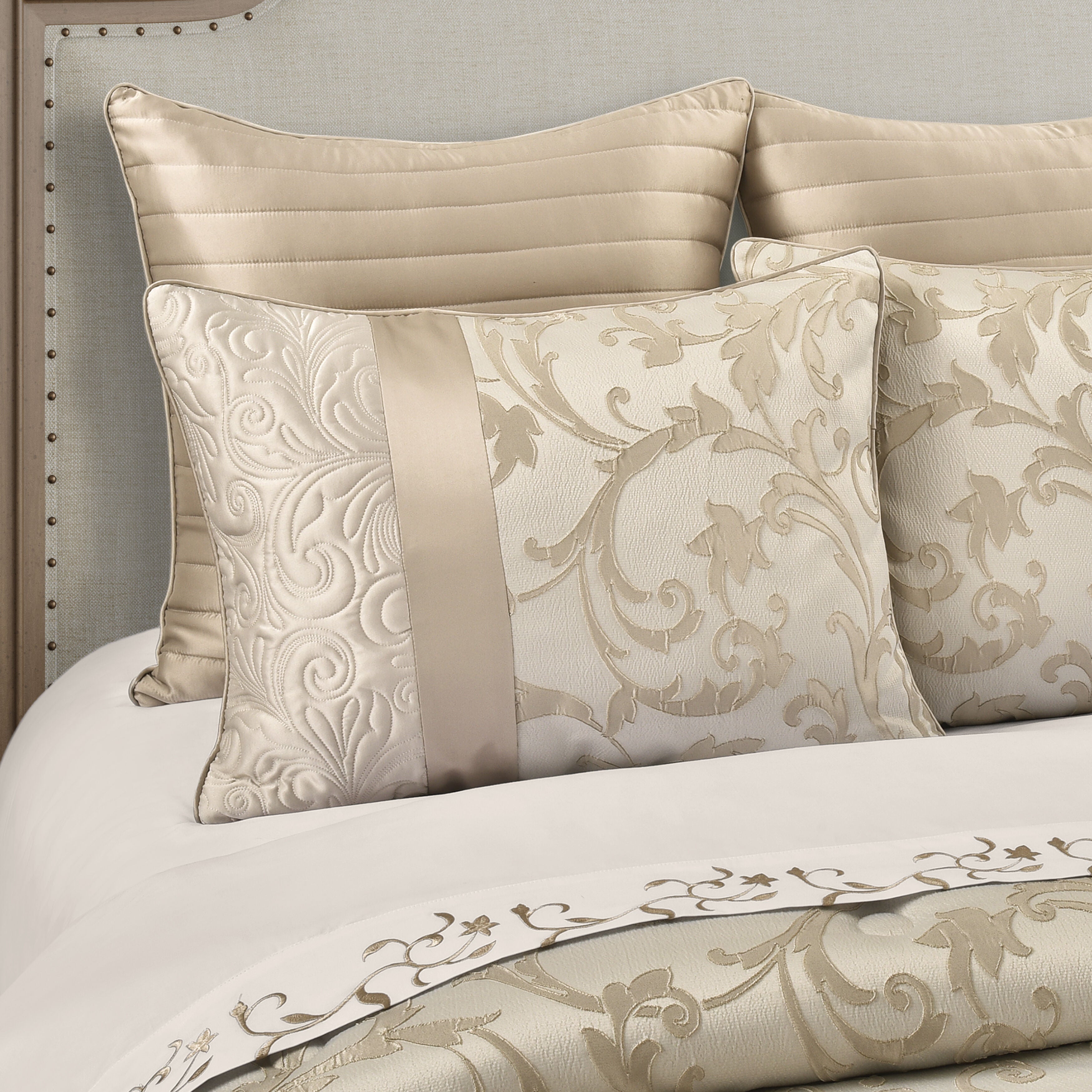 SPECTRA KING/CAL KING 3PC. COMFORTER SET, TAUPE, alternate image number 2