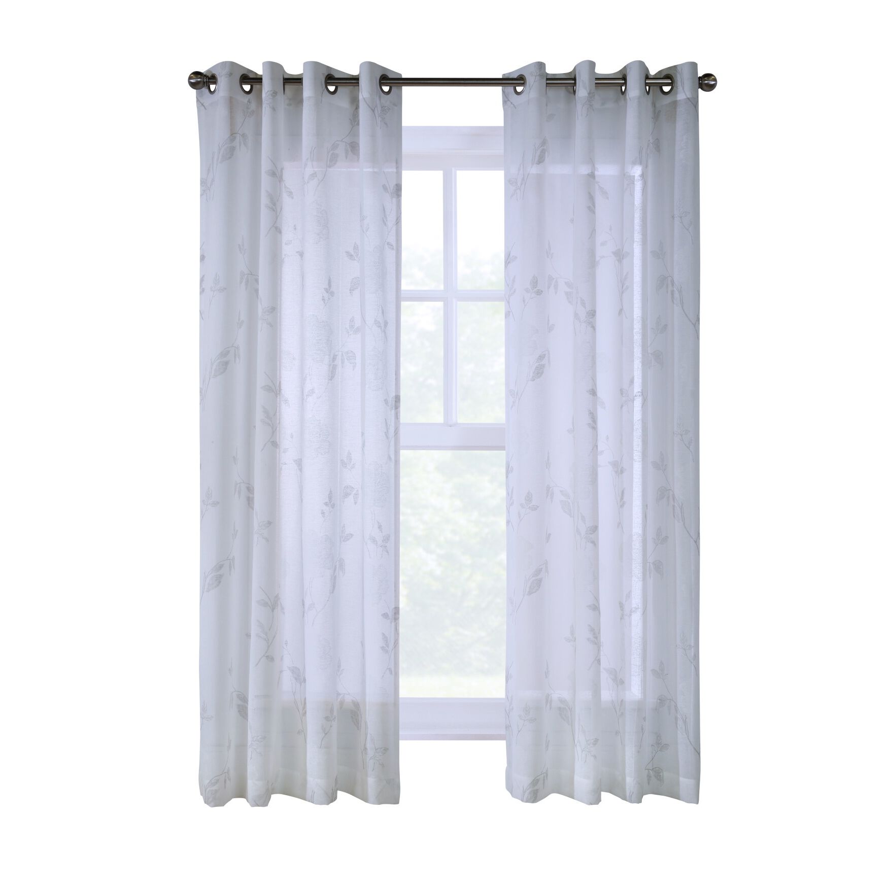Giardino Light Filtering Grommet Curtain Panel, , on-hover image number 1