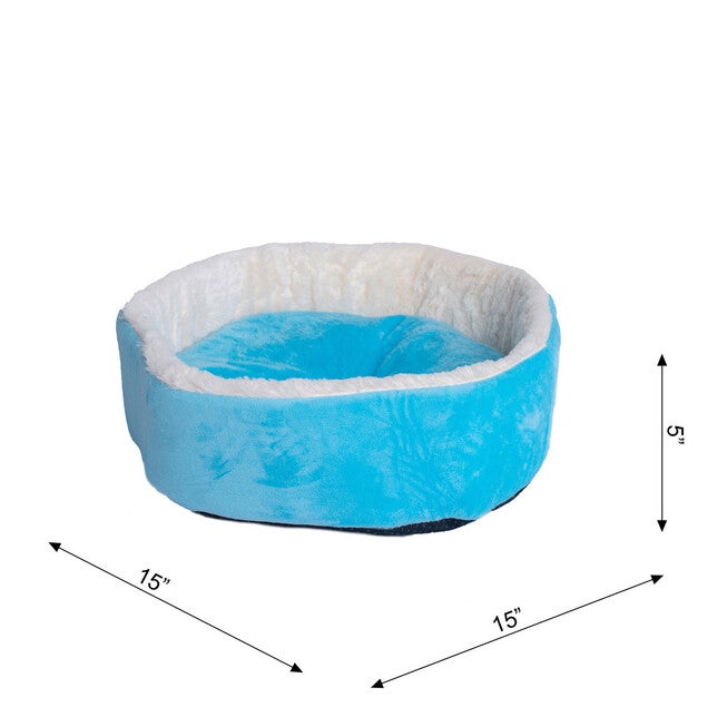 15 inches Soft Plush Round Dount Cat Beds, Dog Cuddler, , alternate image number null