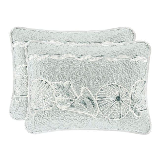 Water's Edge 3 Piece Quilt Set, AQUA, alternate image number 2