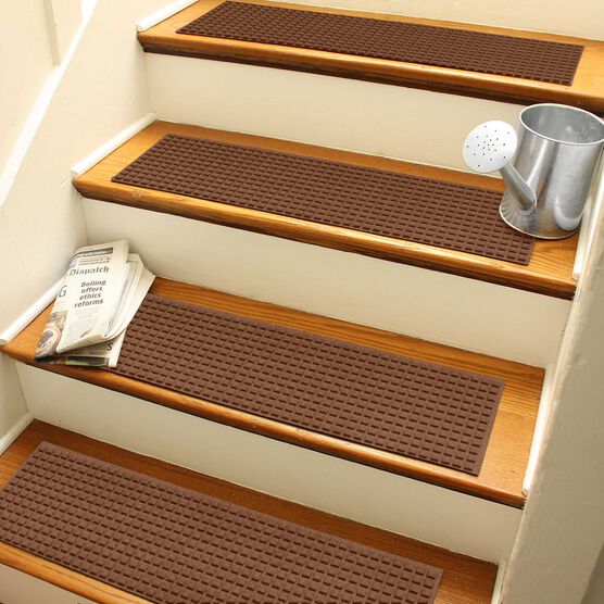 Aqua Shield® Squares Stair Tread 8.5"x30" (set of 4), , alternate image number null