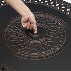 James Aluminum Oval LPG/NG Fire Pit, , alternate image number null