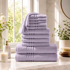 12-Pc. Zero-Twist Bath Towel Set