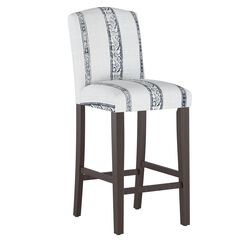 Block Paisley Camel Back Barstool