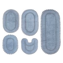 Hampton Crochet 5 Piece Bath Rug Collection
