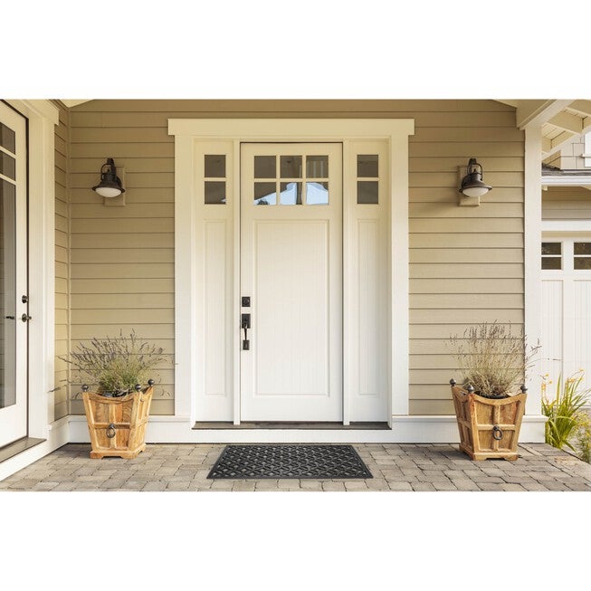 Lattice Rubber Doormat, , on-hover image number null