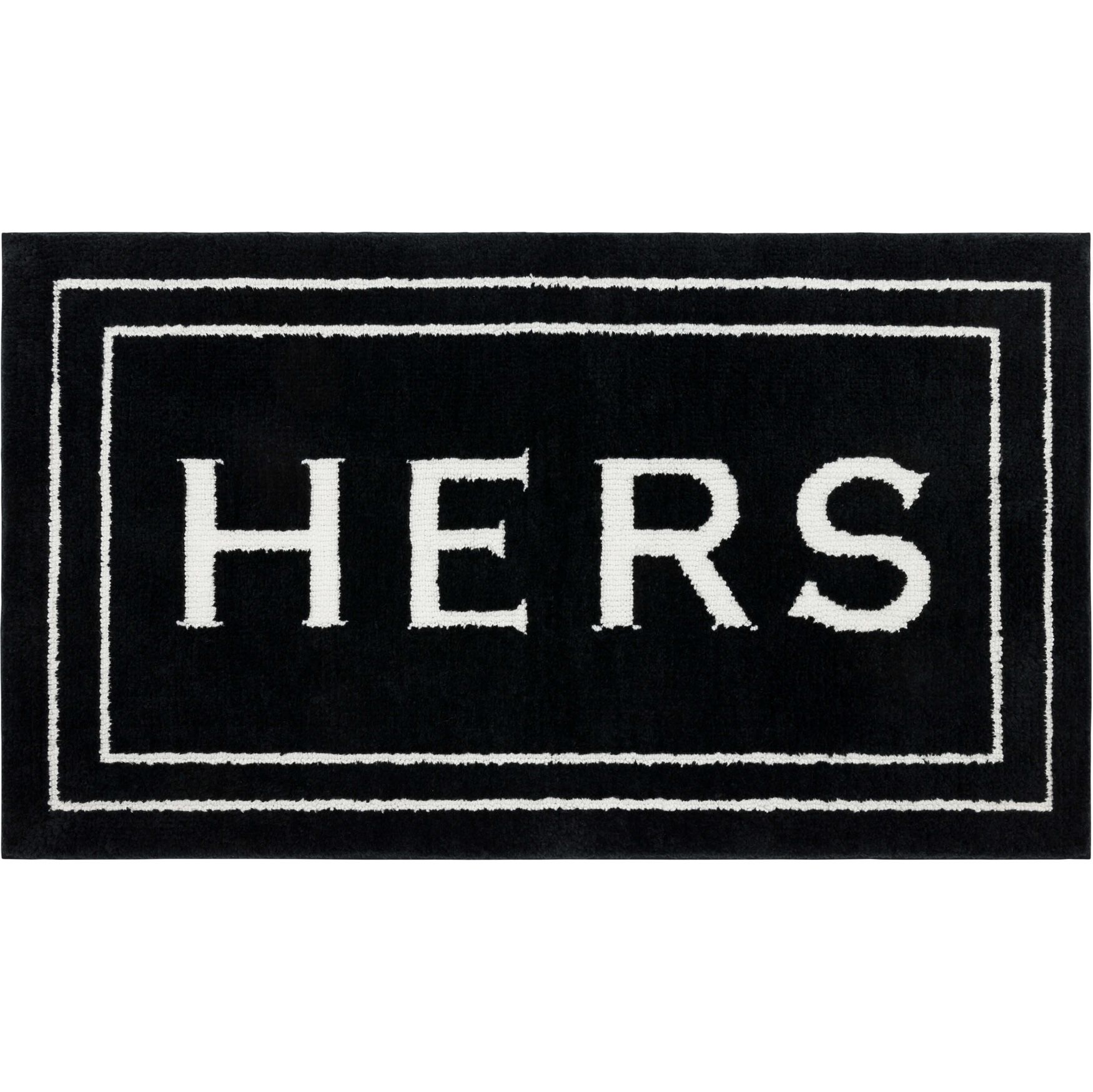 Hers Bath Rug, EBONY, hi-res image number 0