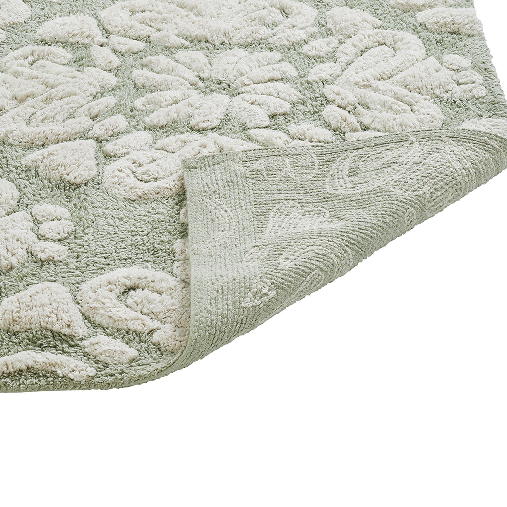 Medallion Collection 100% Cotton 3 Piece (17 inches X 24 inches | 20 inches X 20 inches | 21 inches X 34 inches) Bath Rug Set, , alternate image number 4