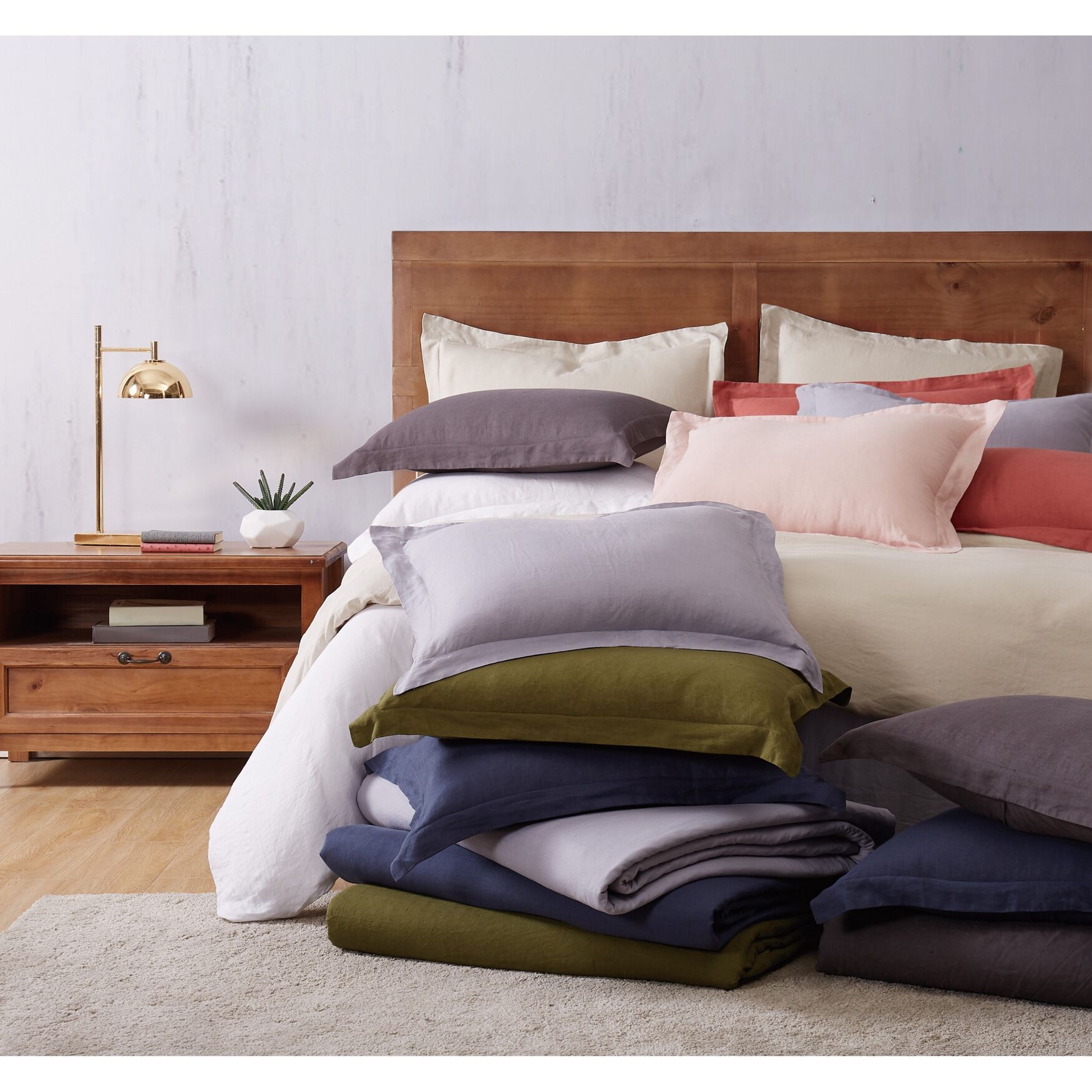 Linen Duvet Set, , on-hover image number 1