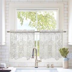 Limoges Sheer Rod Pocket Curtain Tiers