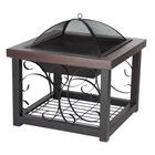 Hammer Tone Bronze Finish Cocktail Table Fire Pit, BRONZE, hi-res image number null