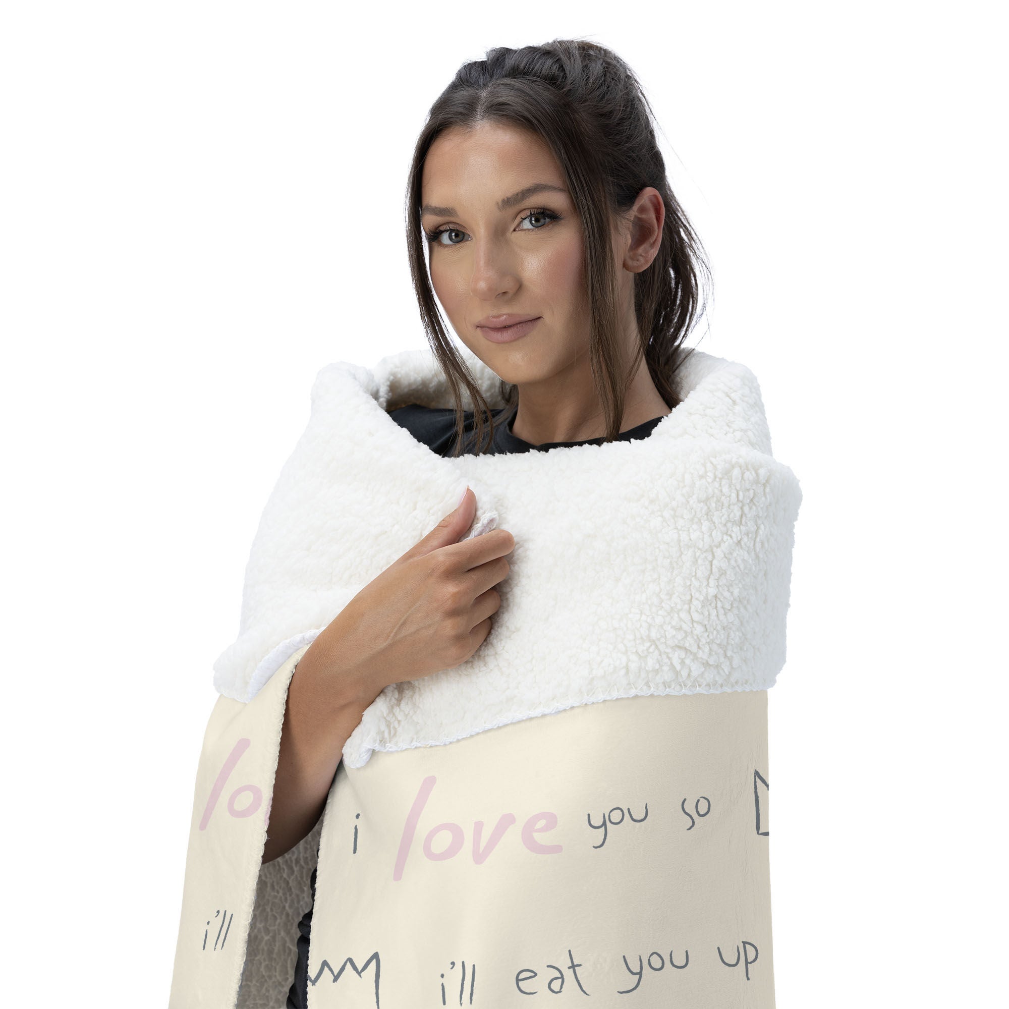 Warner Bros. Where the Wild Things Are We'll Eat You Up Silk Touch Sherpa Throw Blanket 50x60 Inches, TAN, alternate image number 2