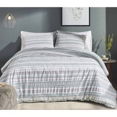 Diana Stripe Collection 100% Cotton Comforter Set