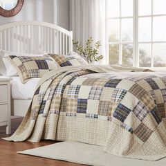 Oxford Reversible Cotton-Rich Bedspread Set