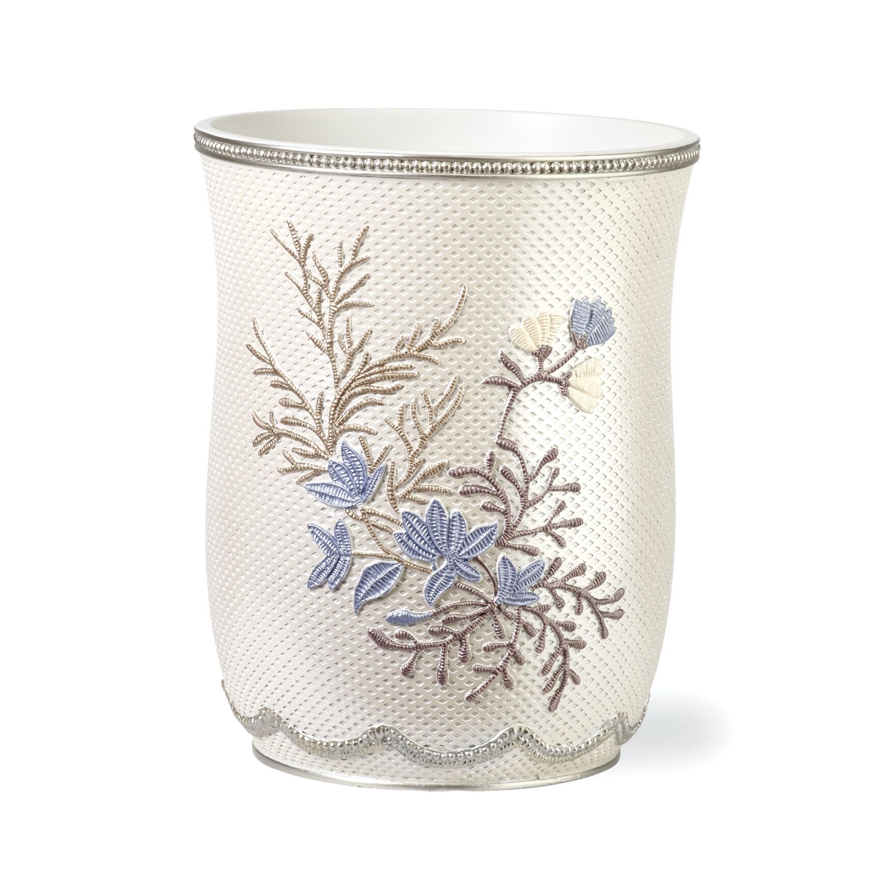 Capri Waste Basket, BEIGE, hi-res image number 0