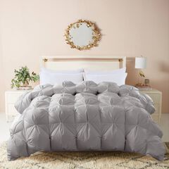 Pintuck Stitch White Duck Down Comforter