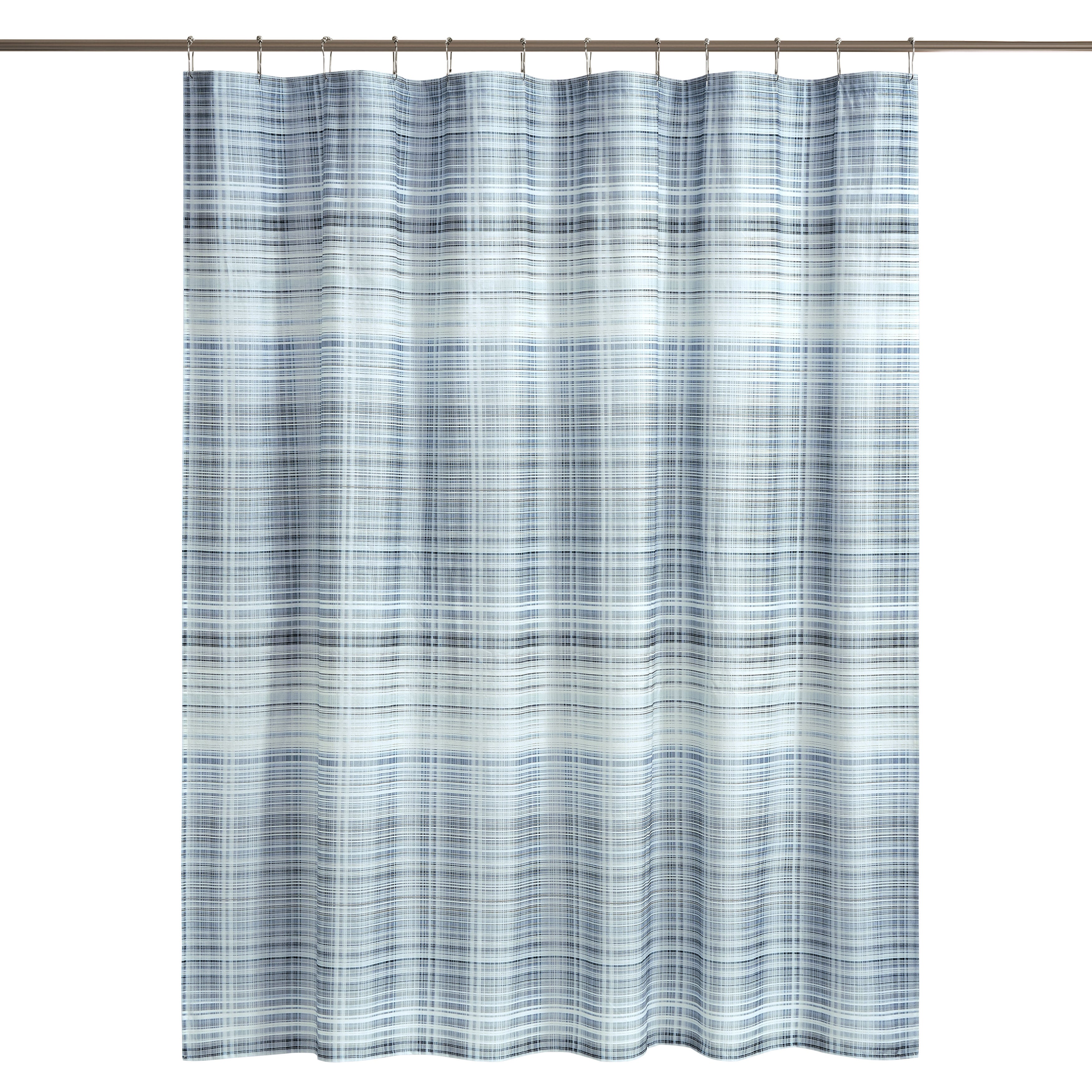 PASCAL SHOWER CURTAIN, WHITE, alternate image number 2