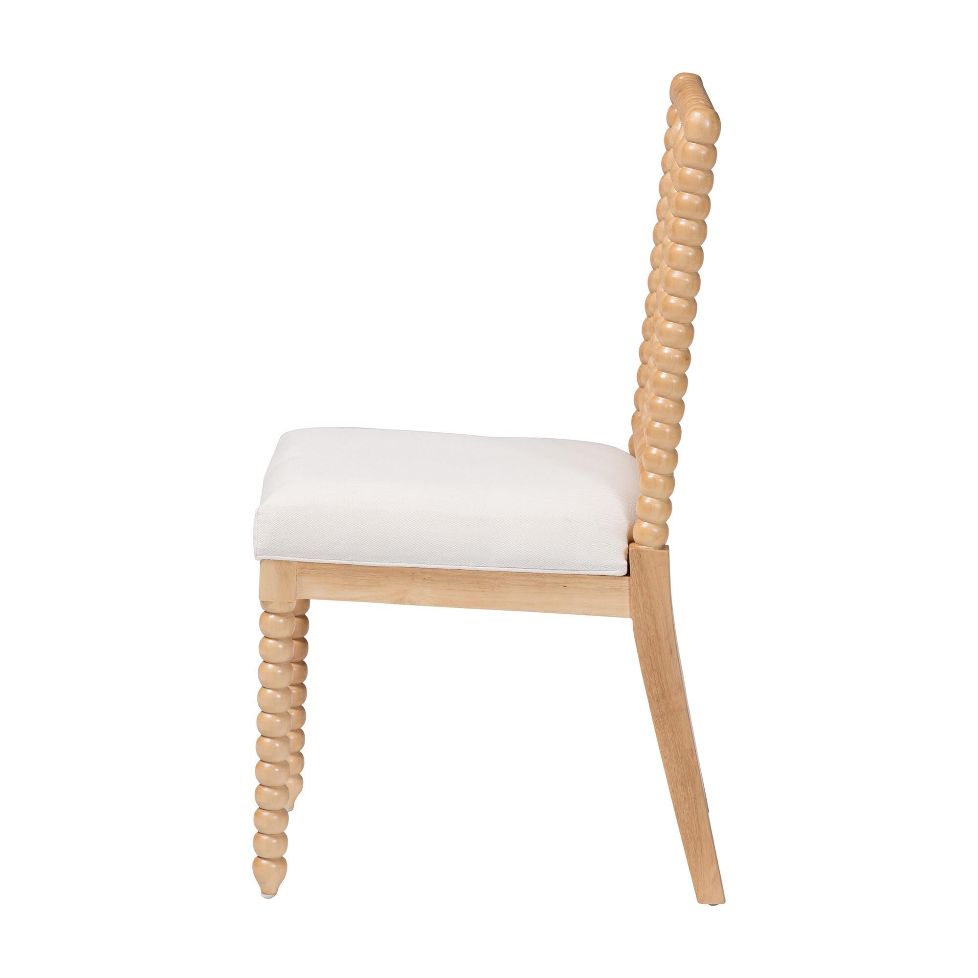 Deya Bobbin Dining Chair, BROWN, alternate image number 3