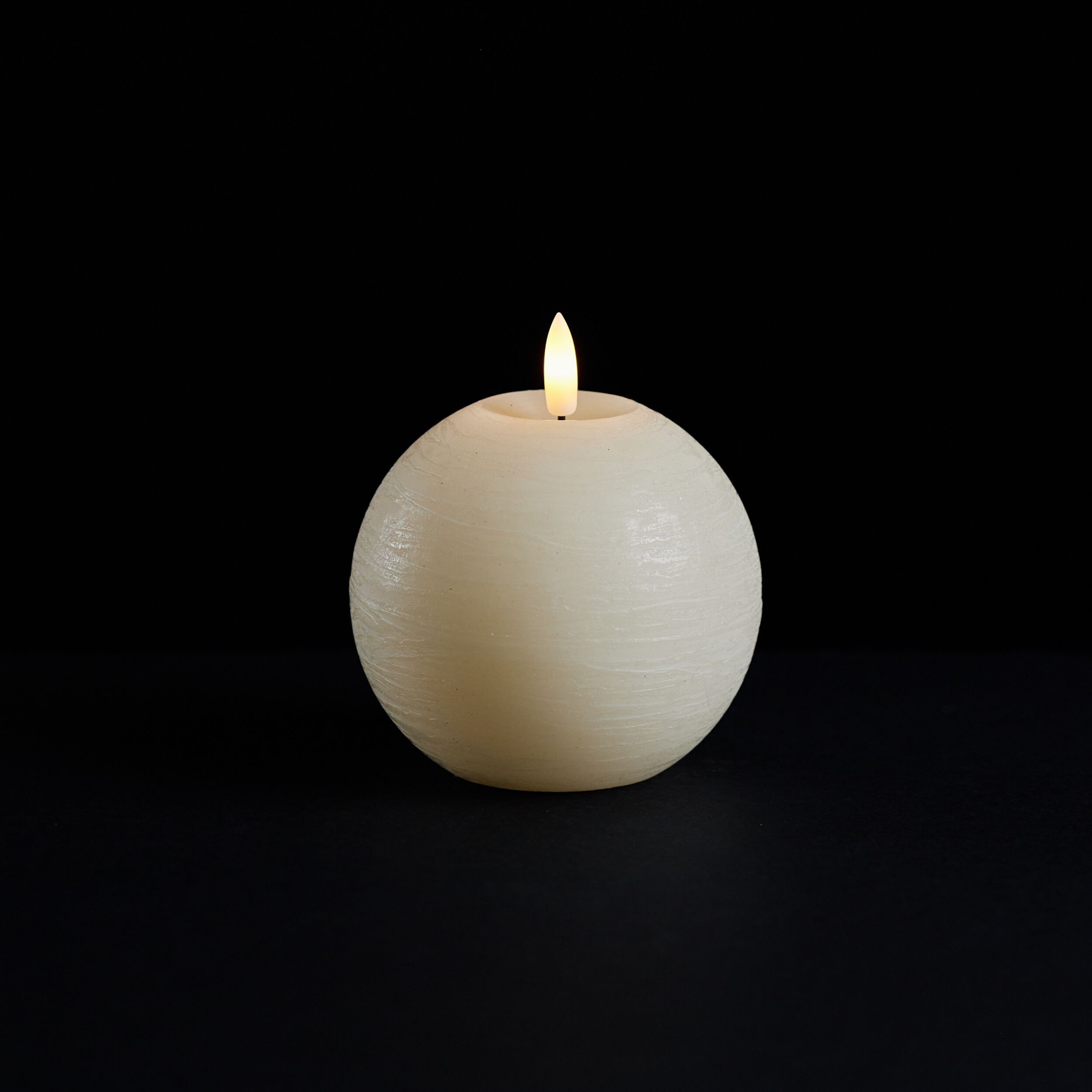 FIA Wick Ivory Round Candle Set of 2, BEIGE, alternate image number 1
