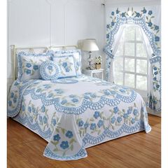 Blue Cotton Bedspreads