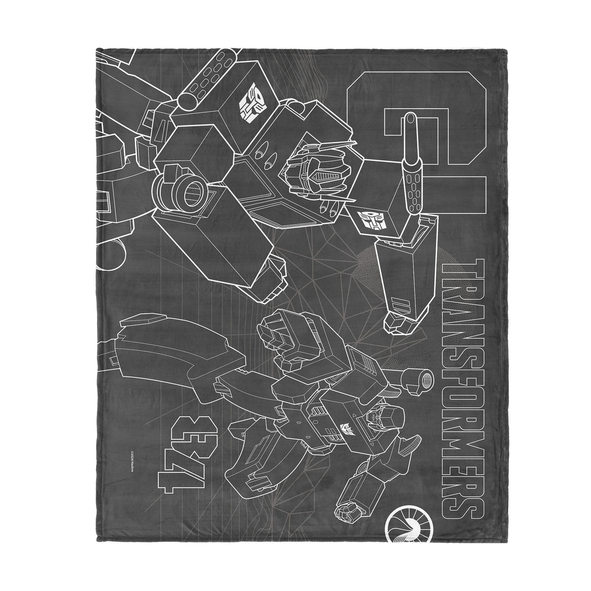 Hasbro Transformers G1 Optimus Prime And Megatron Silk Touch Throw Blanket 50X60 Inches, TRANSFORMERS, hi-res image number 0