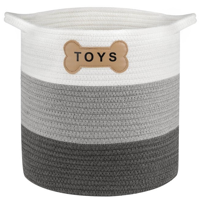 Livra Toy Pet Dog Cat Basket, ASSORTED, hi-res image number null